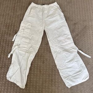 White Cargo Pants